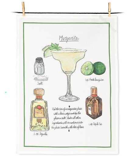 Margarita Recipe Kitchen Towel