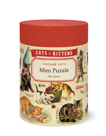 Mini Puzzle (240 Pieces) - Vintage Cats