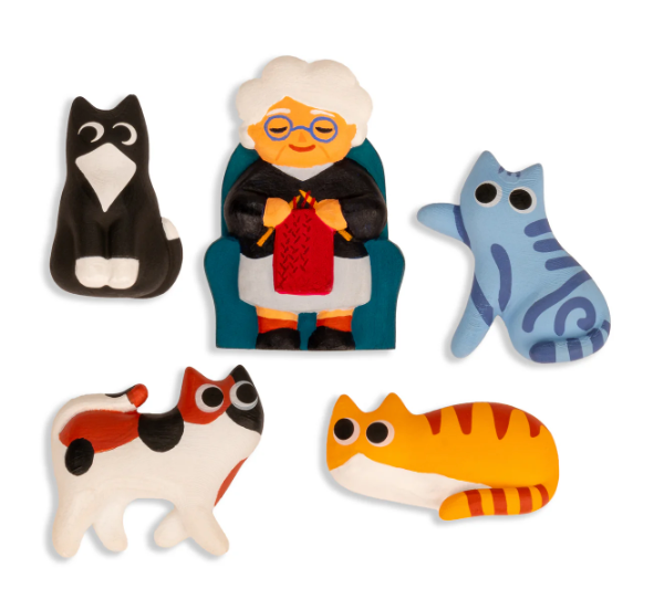 Cat Lady Magnets