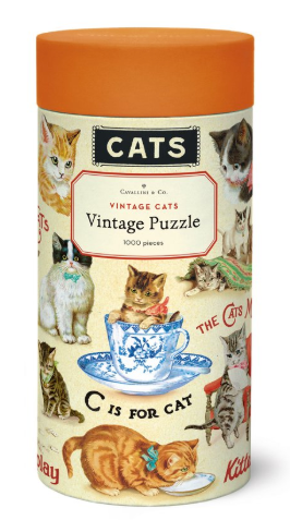 Puzzle 1,000 Piece - Vintage Cats