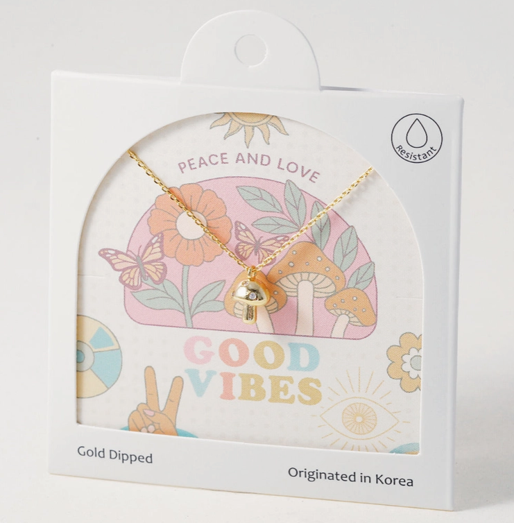 Vibing with Mushroom Necklace