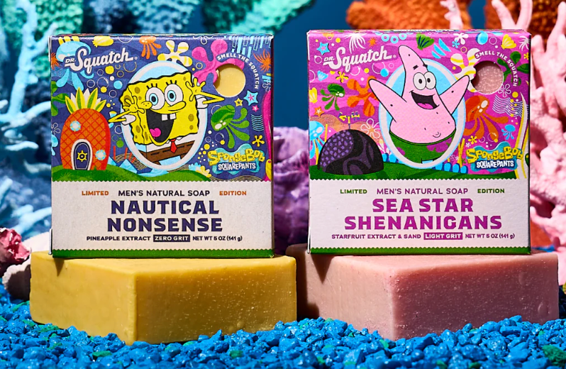 DR. SQUATCH SOAP SPONGEBOB COLLECTION Bar Soap 5 oz.