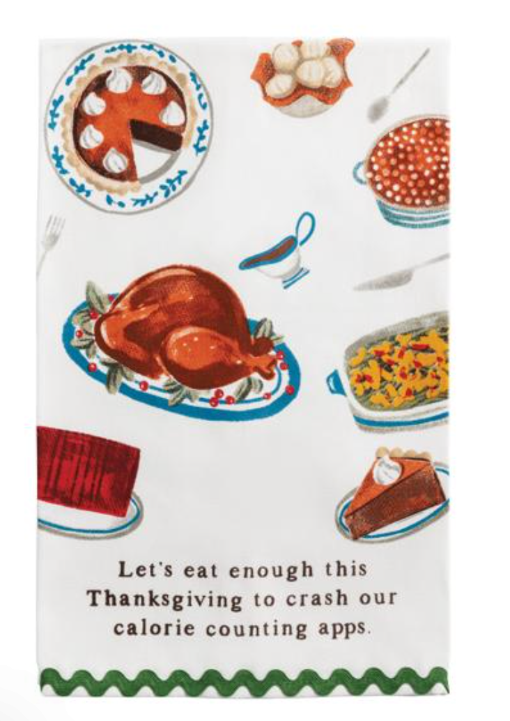 Calorie Thanksgiving Towel