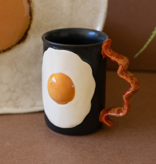Bacon and Eggs Ceramic Mug