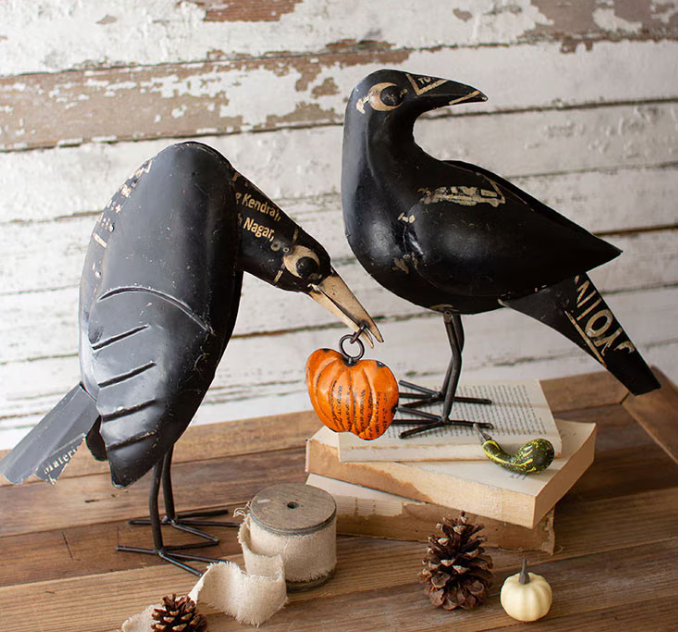 Recycled Iron Crows