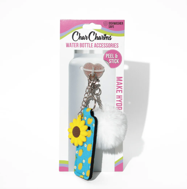 Water Bottle Charms with Dionis Lip Balm