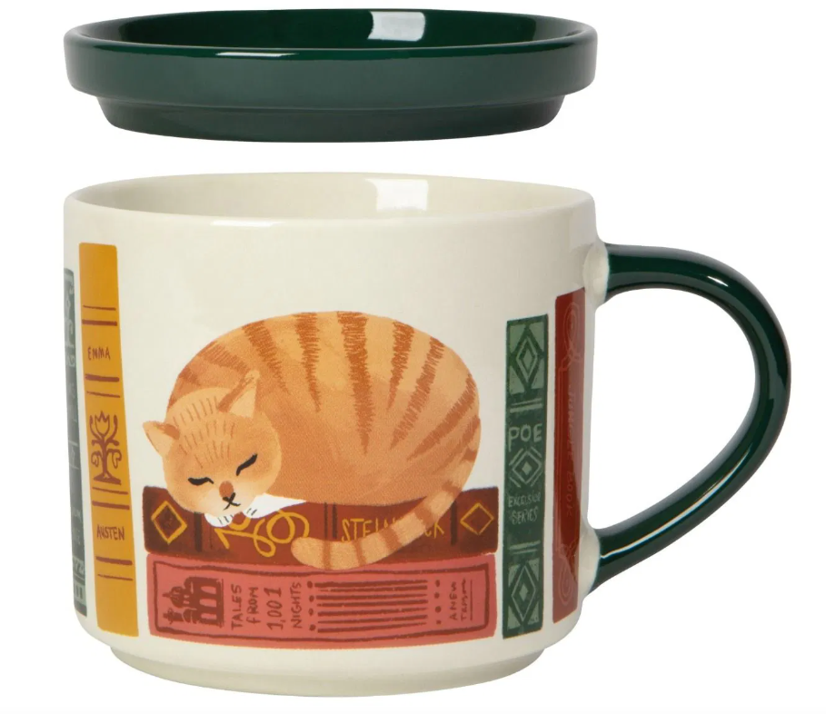 Book Club Mug with Lid