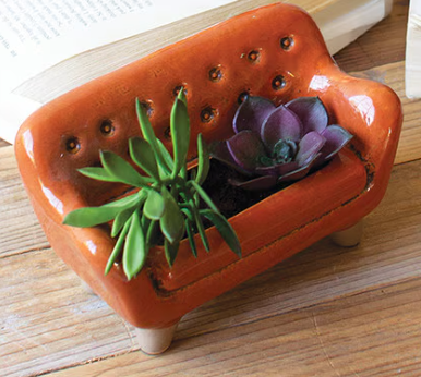 Ceramic Sofa and Chair Planters
