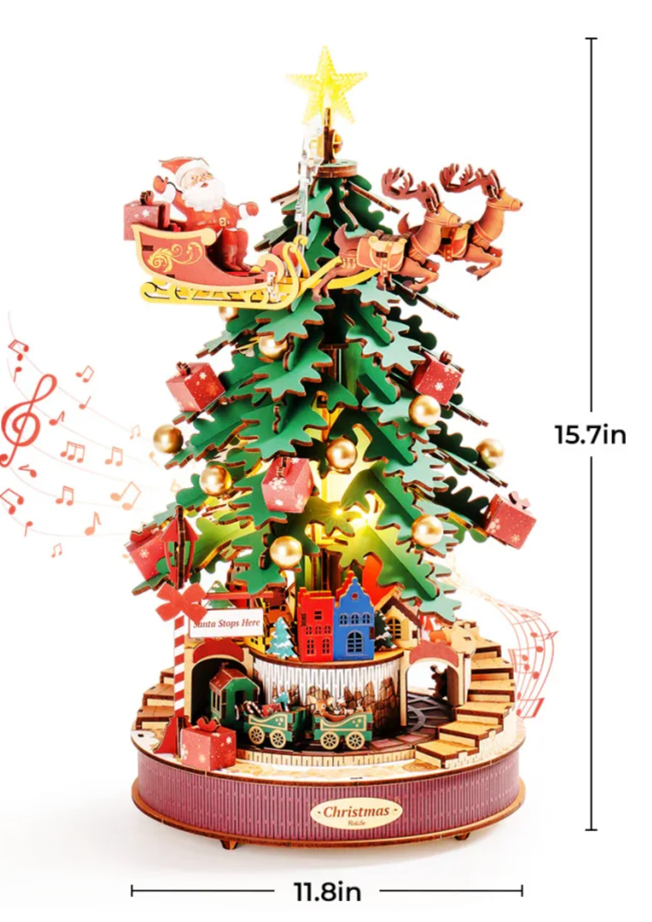 DIY Christmas Melody Tree. Music Dreamer