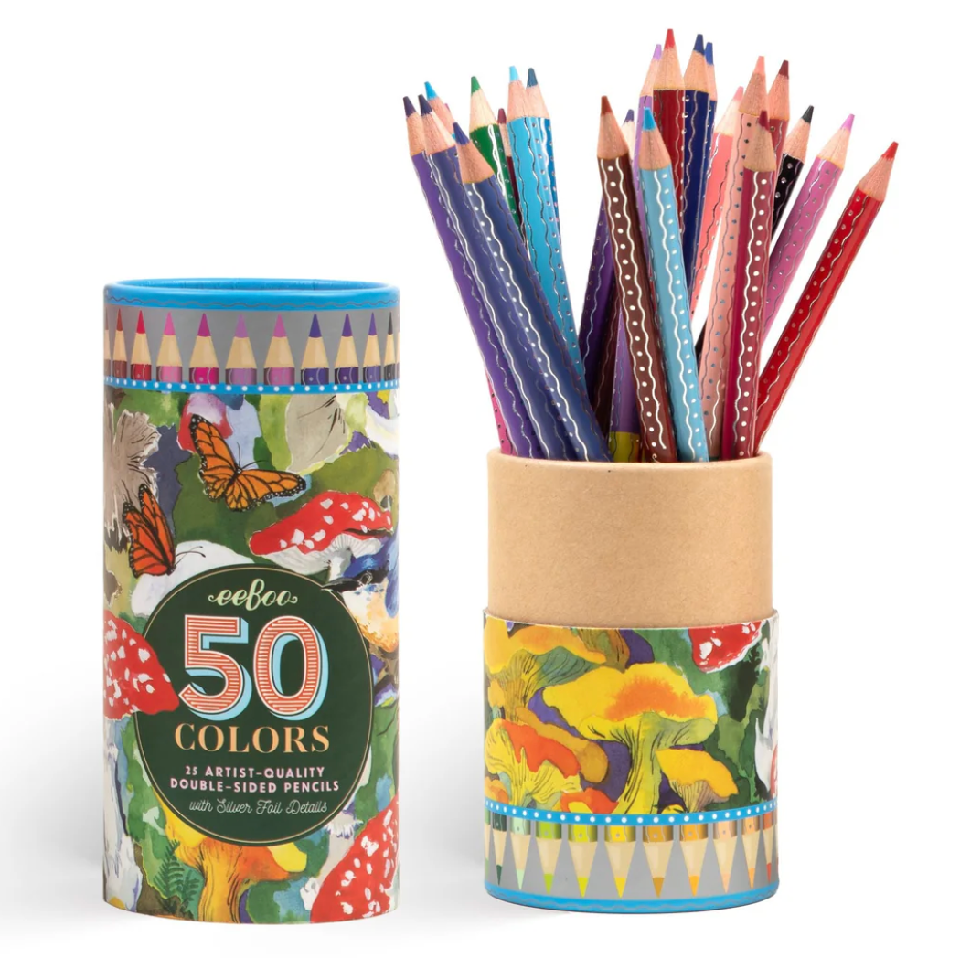 Mushroom Double-Sided Pencils