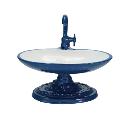 Cast Iron Sink Shaped Sponge/Soap Holder