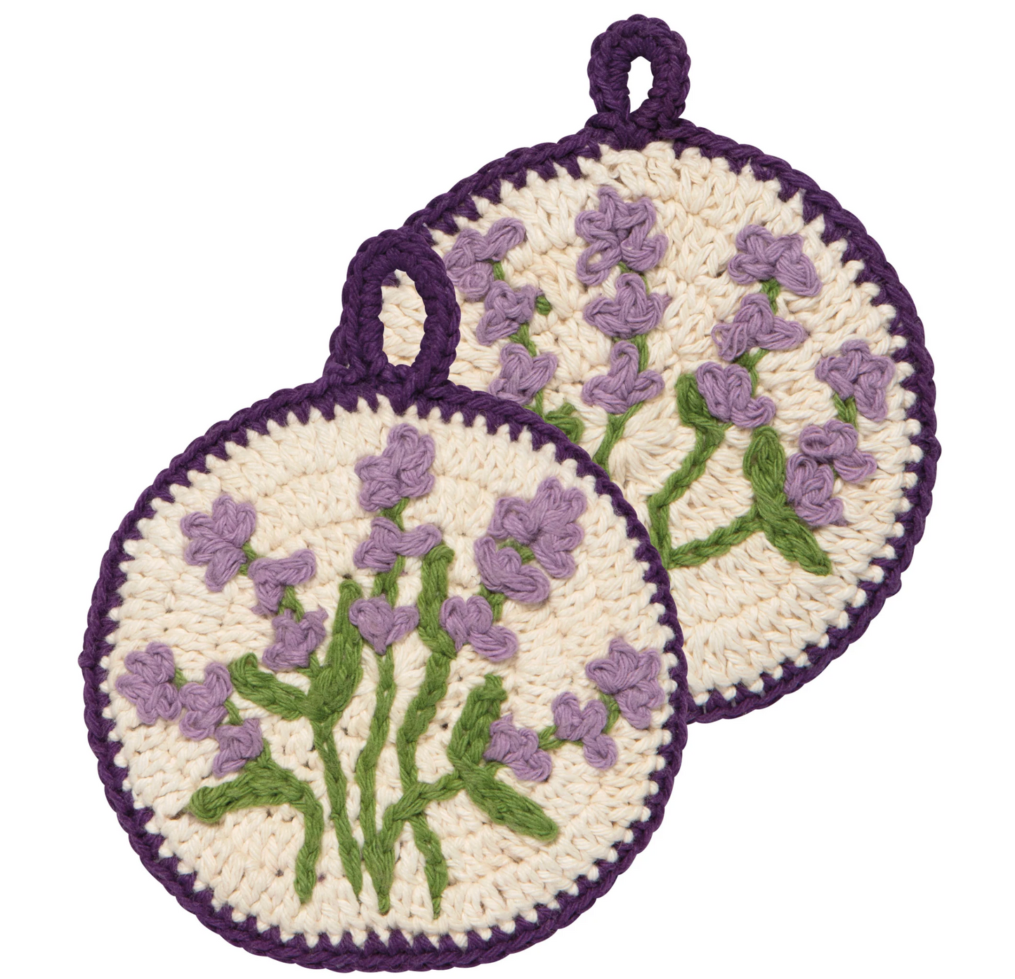 Lavender Crochet Sponges - Set of 2