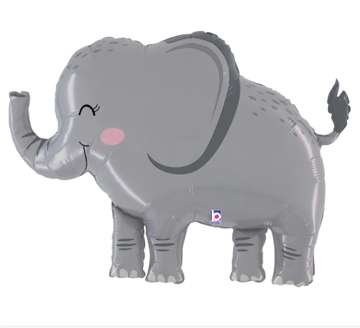 33"PKG JUNGLE ELEPHANT SHAPE BALLOON