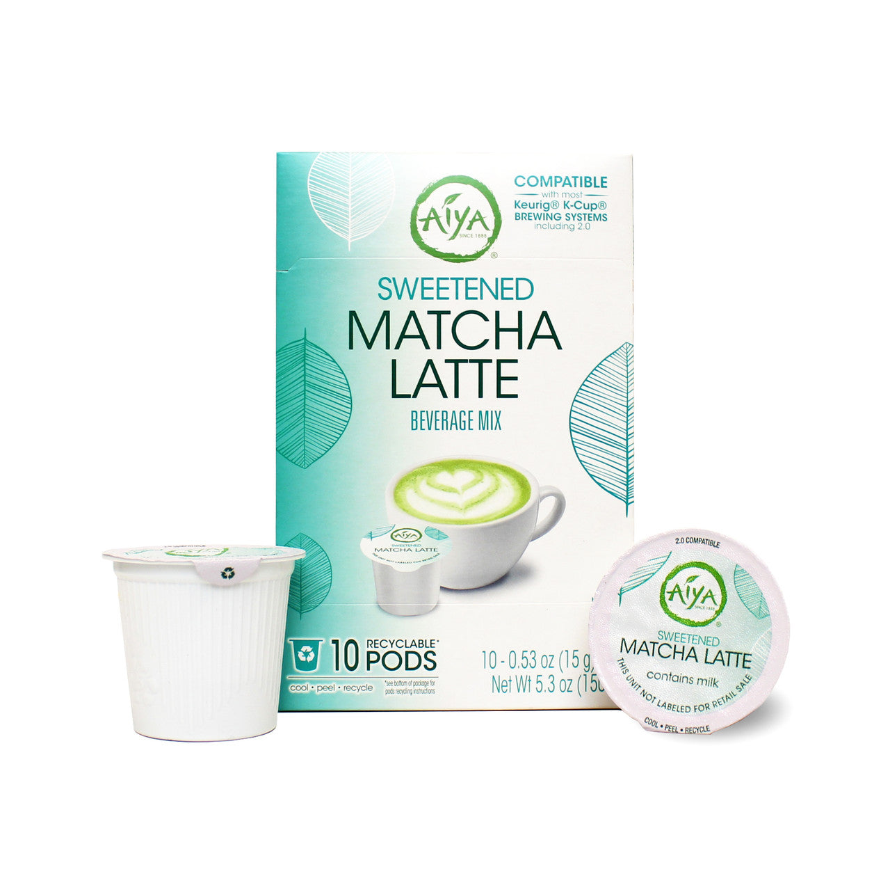 Sweetened Matcha Latte Pods