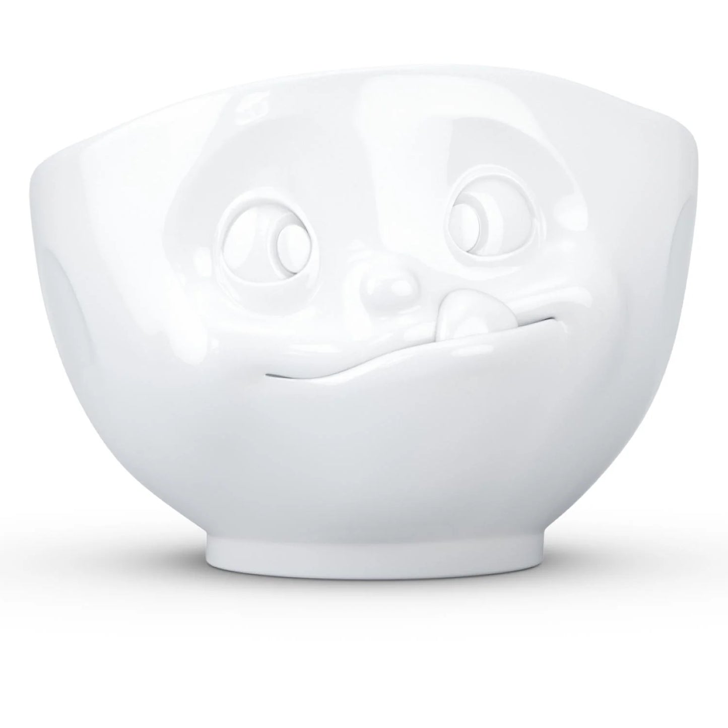 16 Oz. Bowl, Face, White
