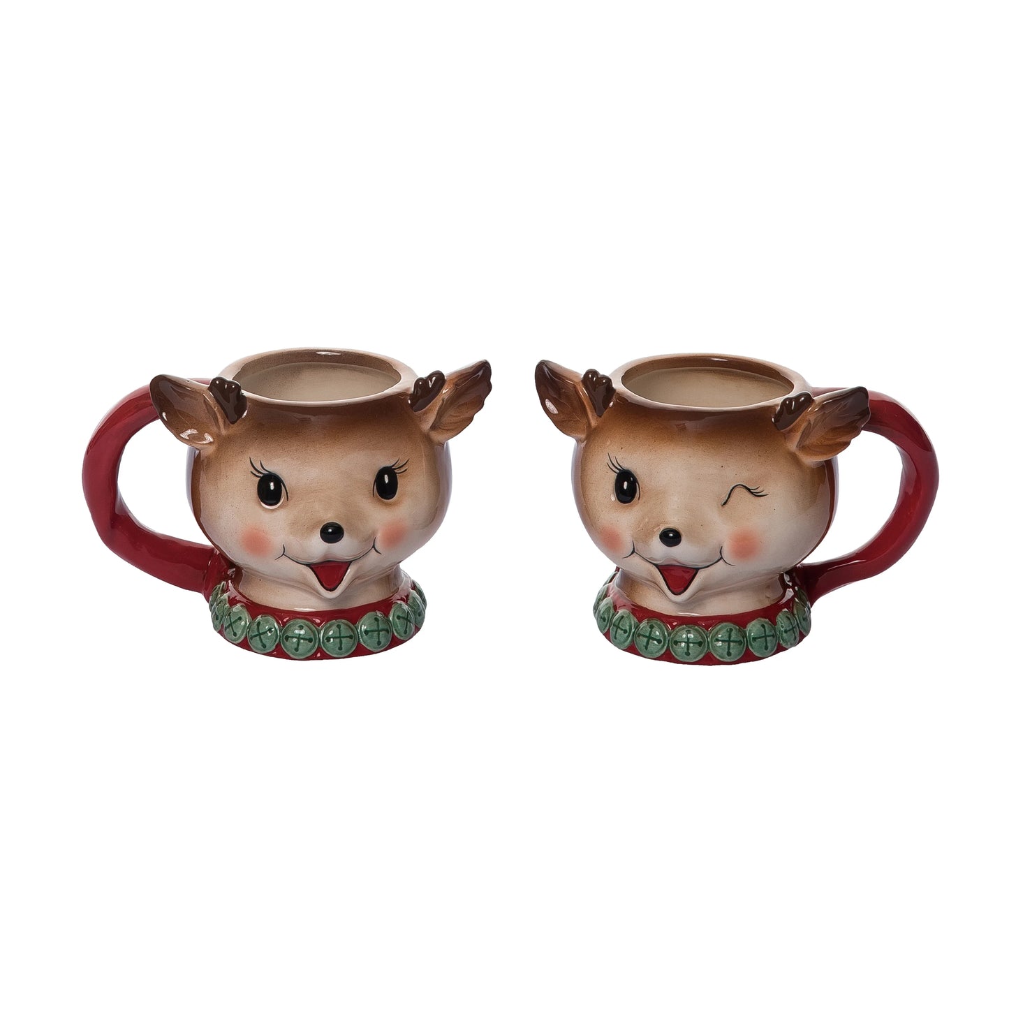 Vintage Christmas Reindeer Mug