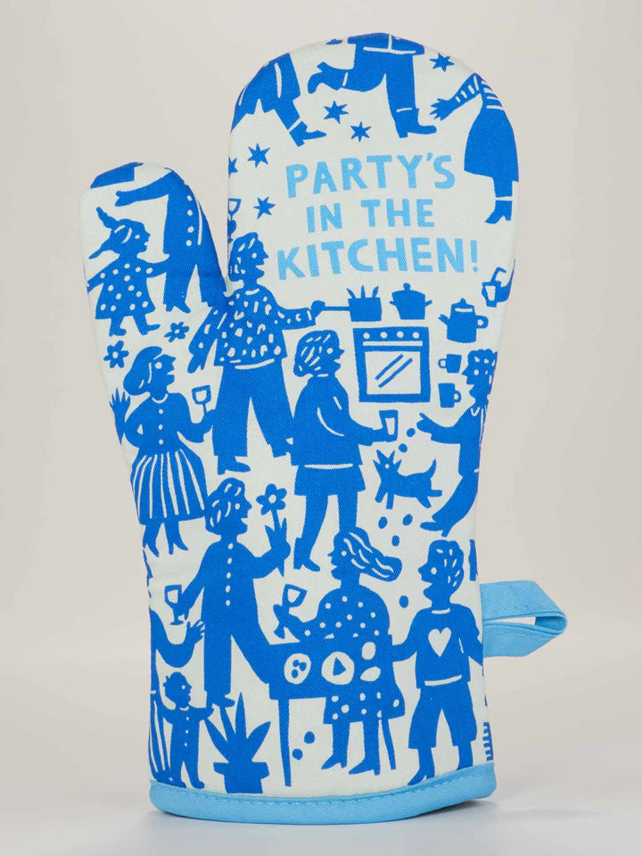OVEN MITT - PARTY'S IN THE KITCHEN