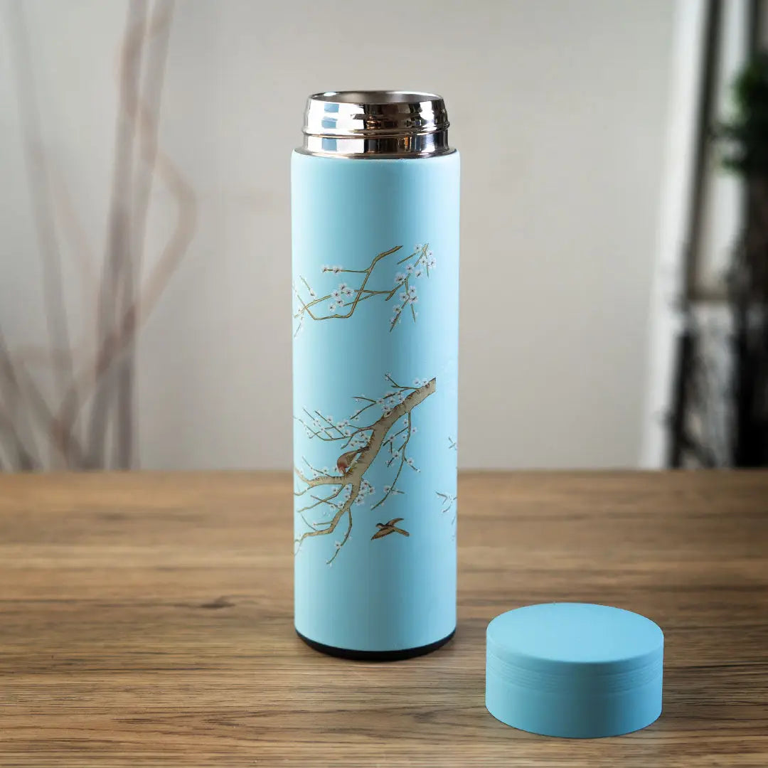 17oz Vacuum Insulated Stainless Steel Thermos Flask Plum Blossom