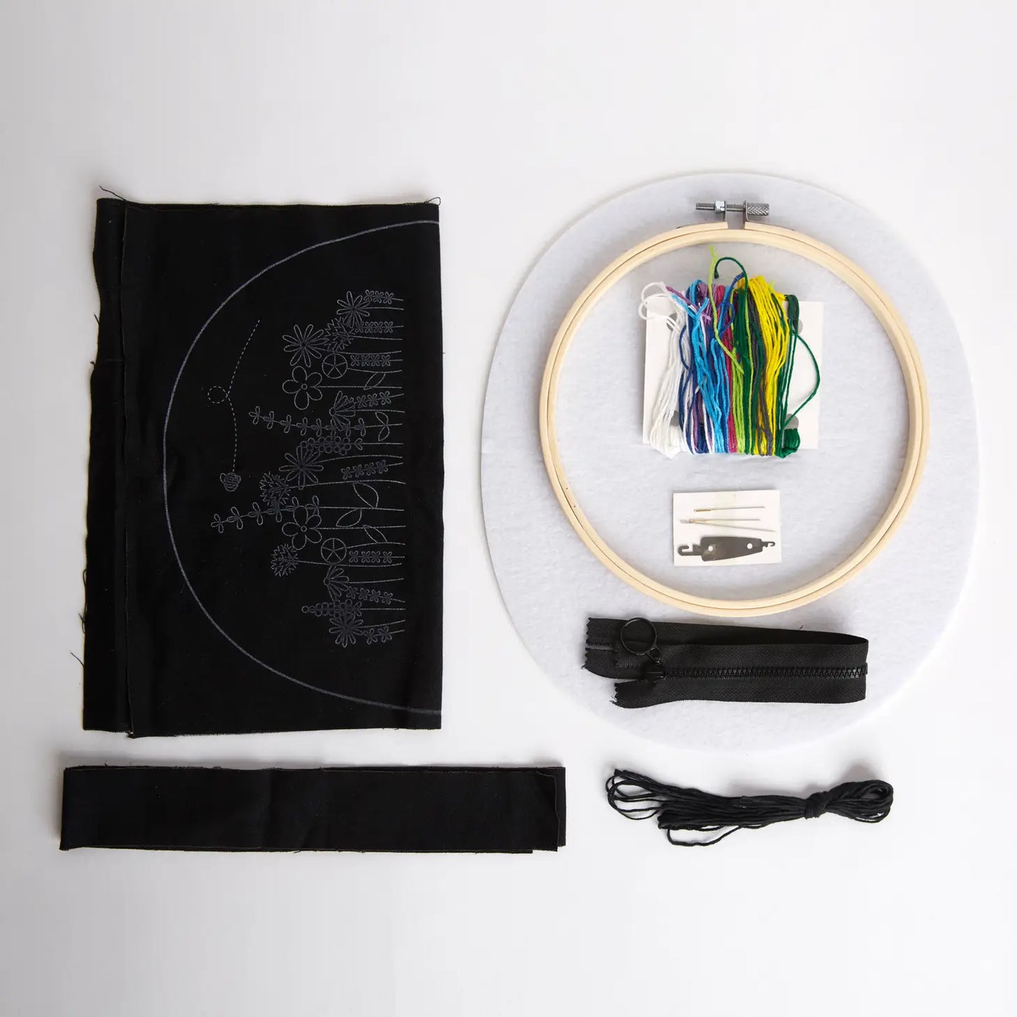 Makeup Bag - Embroidery Kit