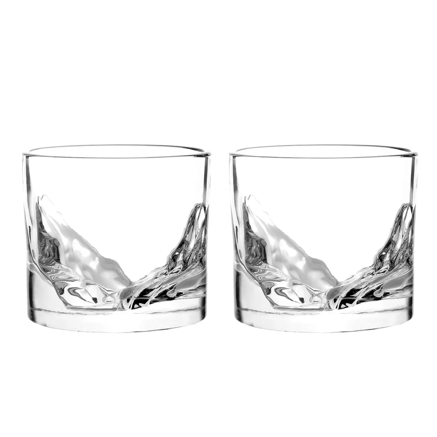 Crystal Bourbon Whiskey Glass Set - 2 piece