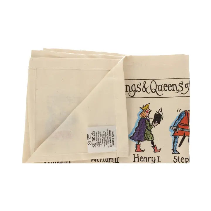Kings & Queens of England Tea Towel