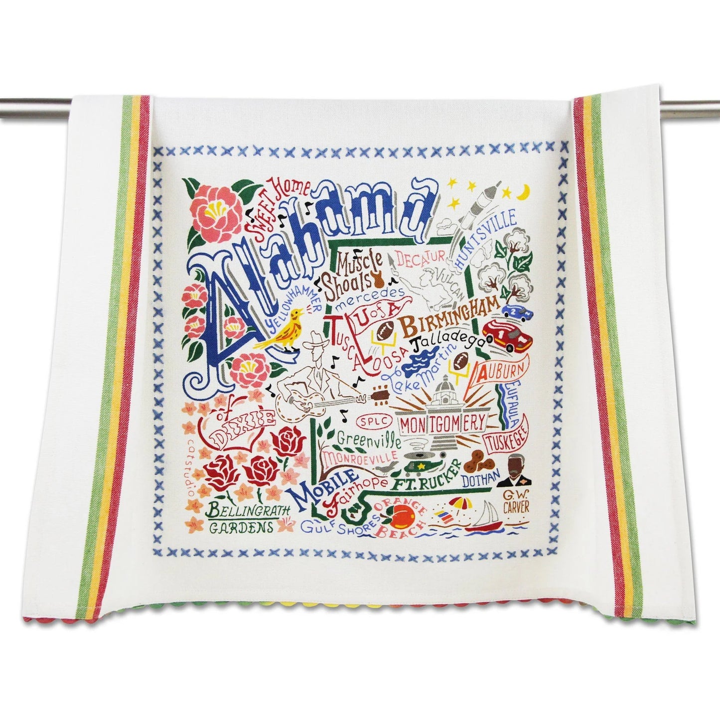 Catstudio Geography Tea Towels