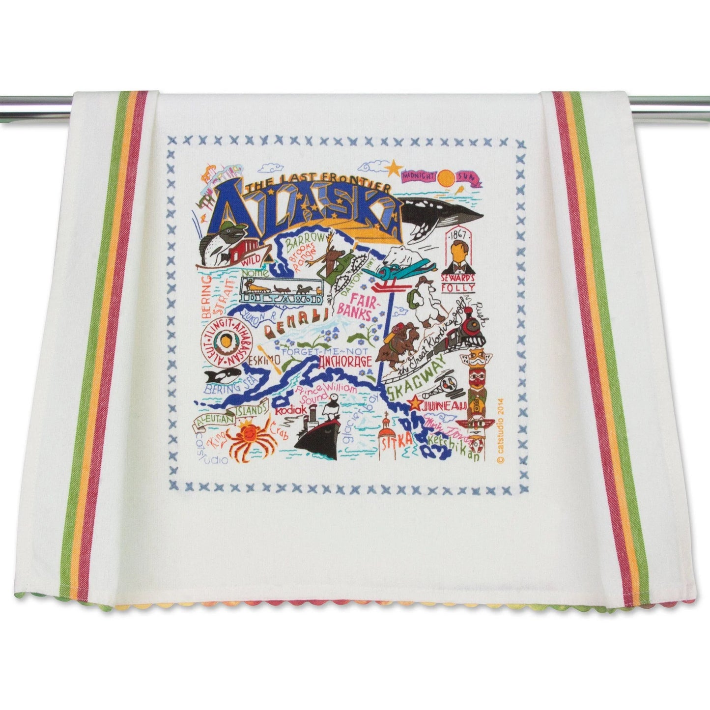 Catstudio Geography Tea Towels