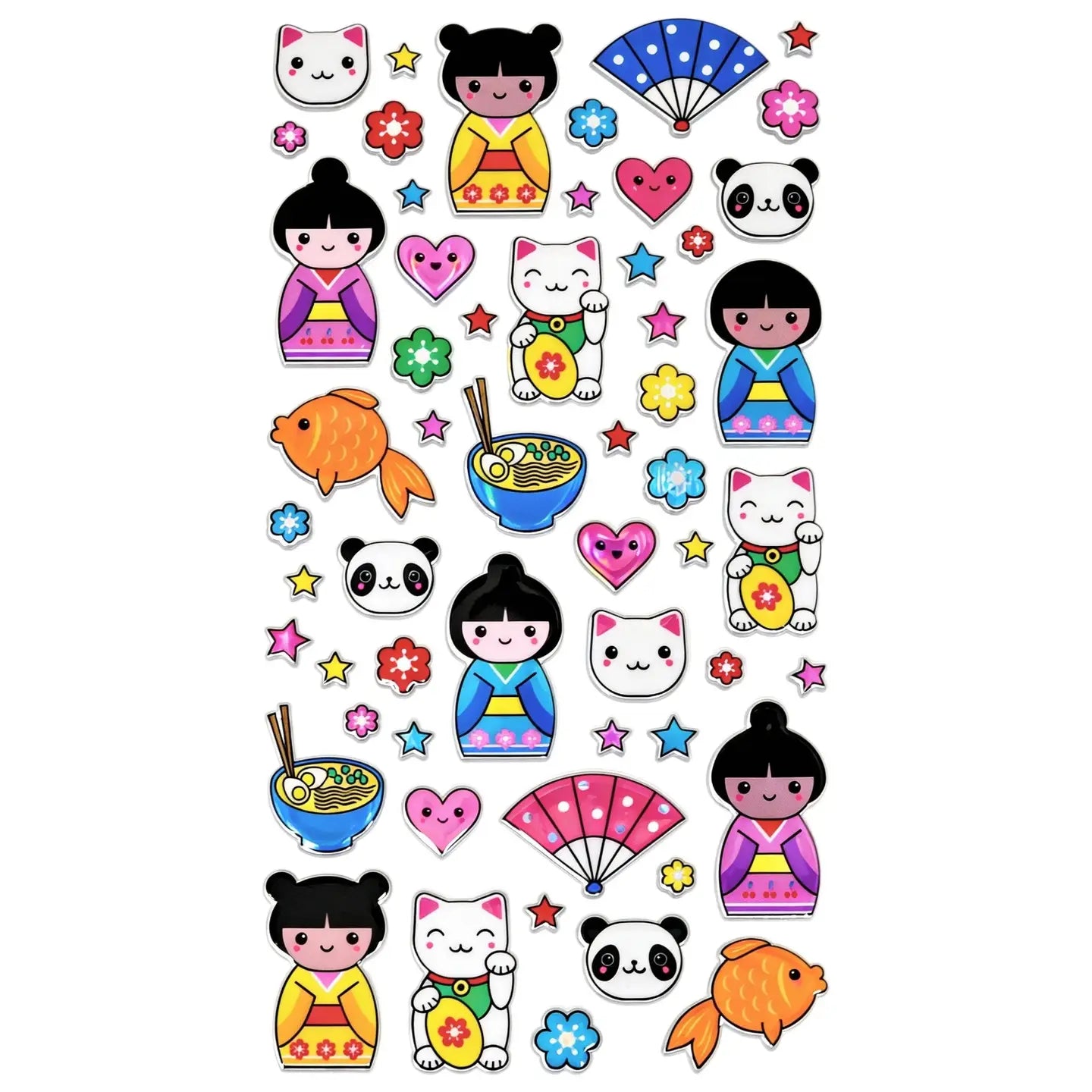 Japanese Puffy Stickers