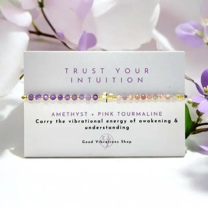 Trust Your Intuition ⎮ Gemstone Intention Bracelet