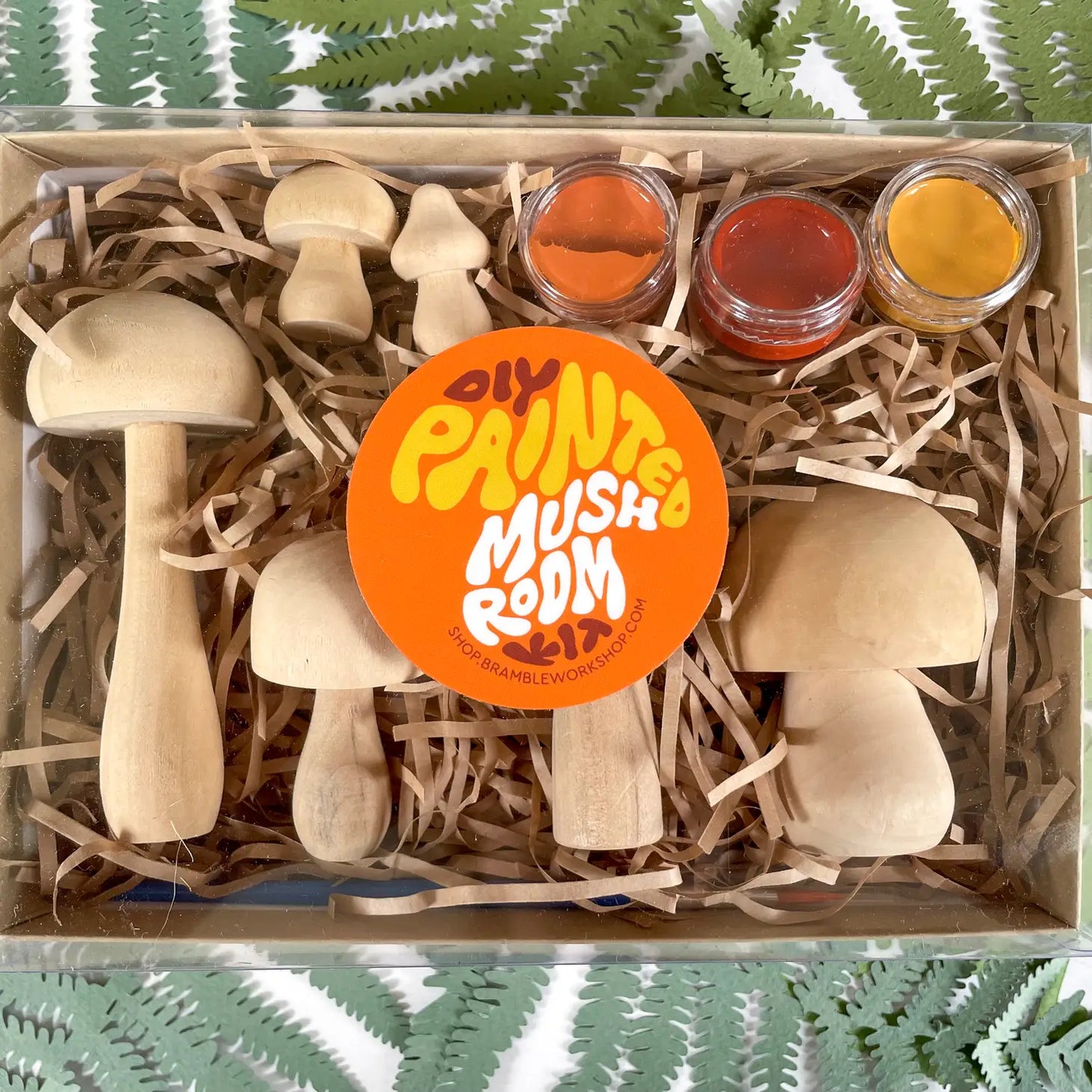 DIY Painted Mushroom Kit