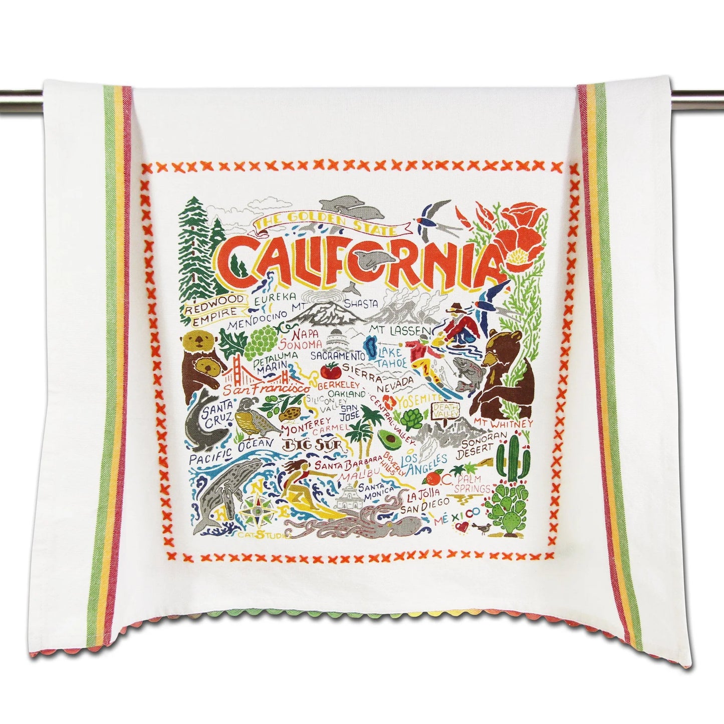 Catstudio Geography Tea Towels