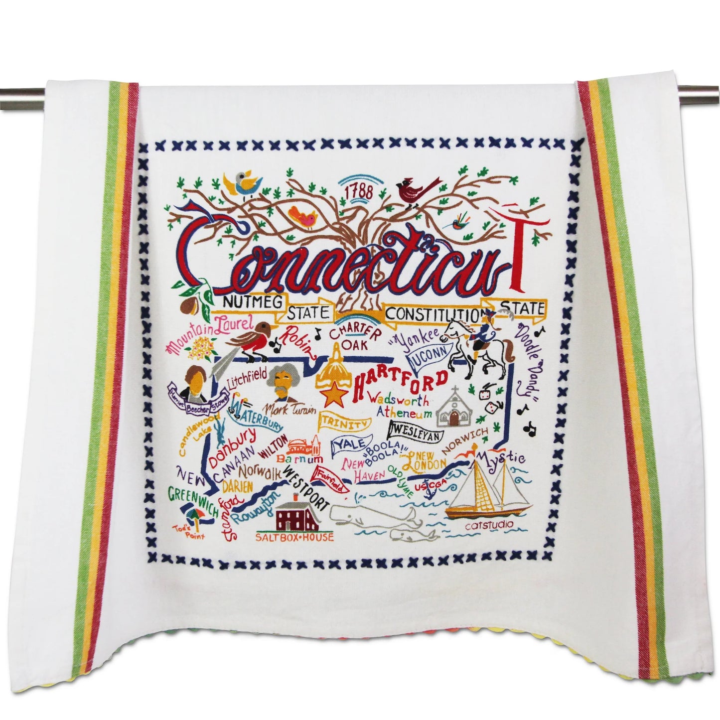 Catstudio Geography Tea Towels