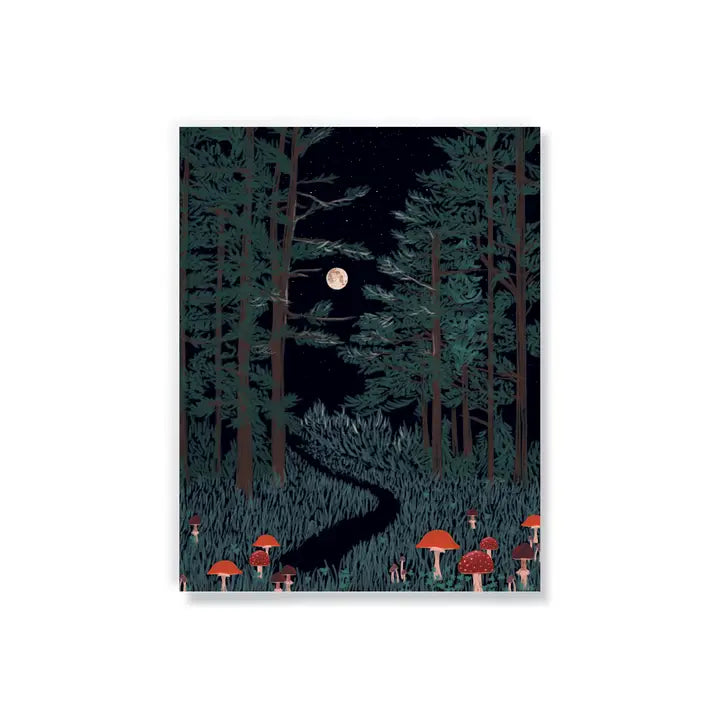 Moonrise Forest Medium Layflat Journal Notebook