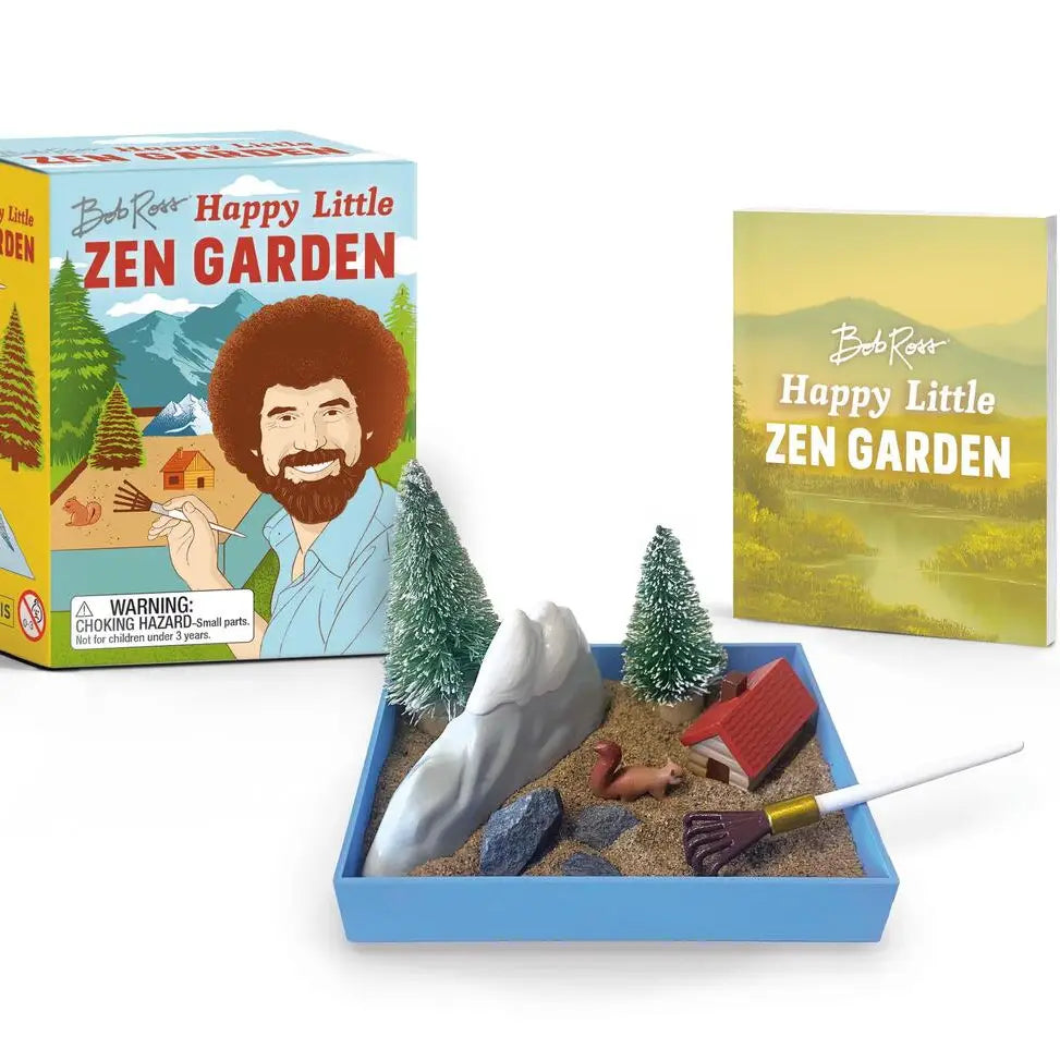 Bob Ross Happy Little Zen Garden