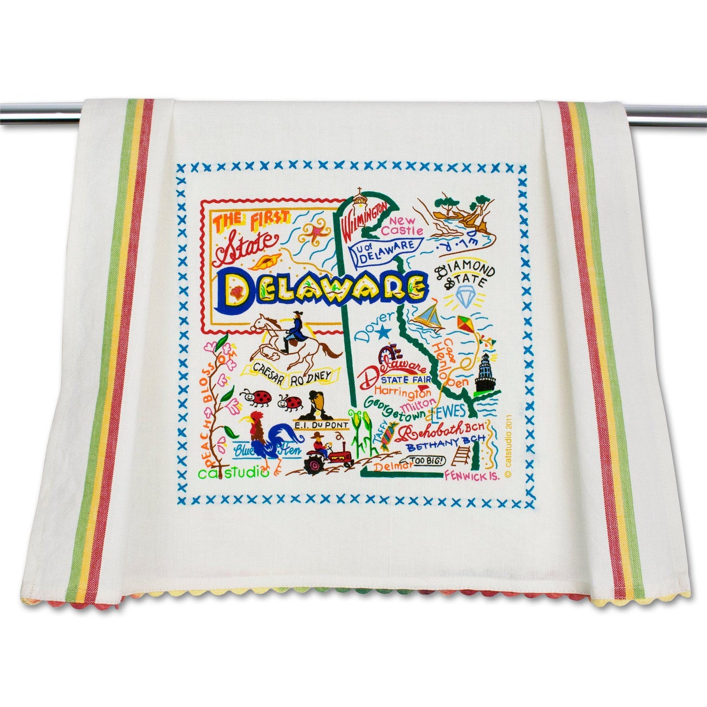 Catstudio Geography Tea Towels