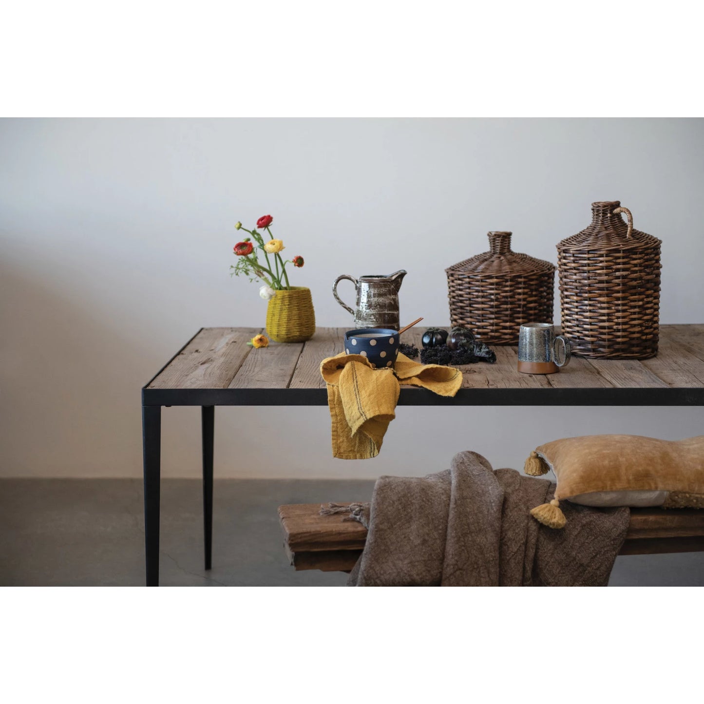 Stoneware Bowl with Chopsticks