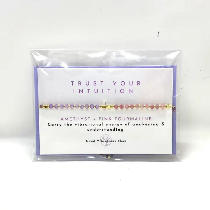 Trust Your Intuition ⎮ Gemstone Intention Bracelet