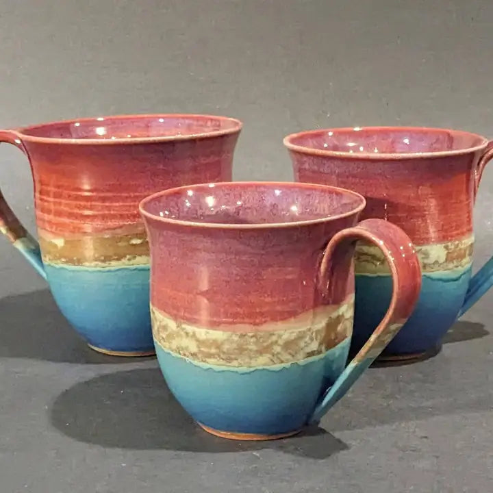 Red Skies at Night Mug - Handmade