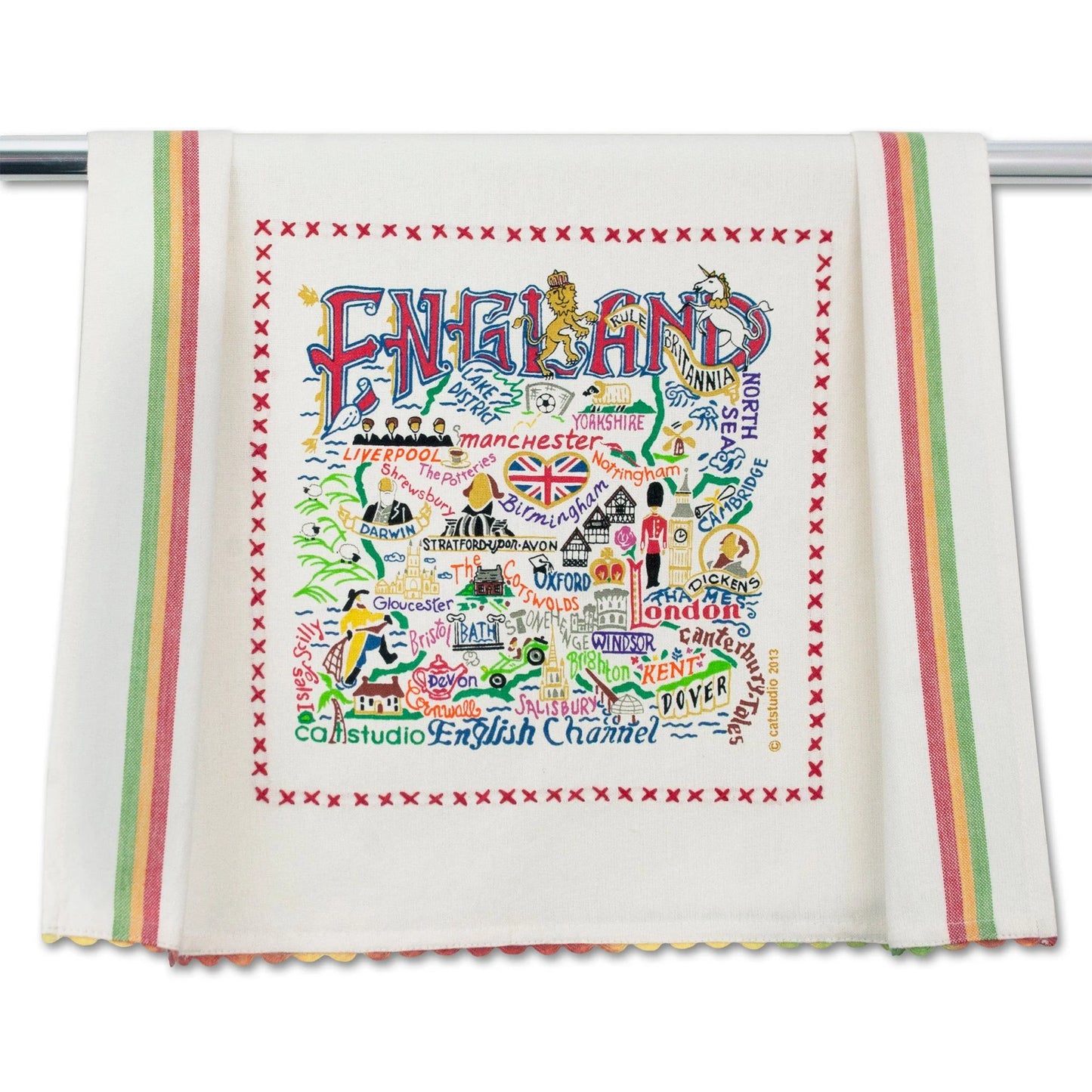 Catstudio Geography Tea Towels