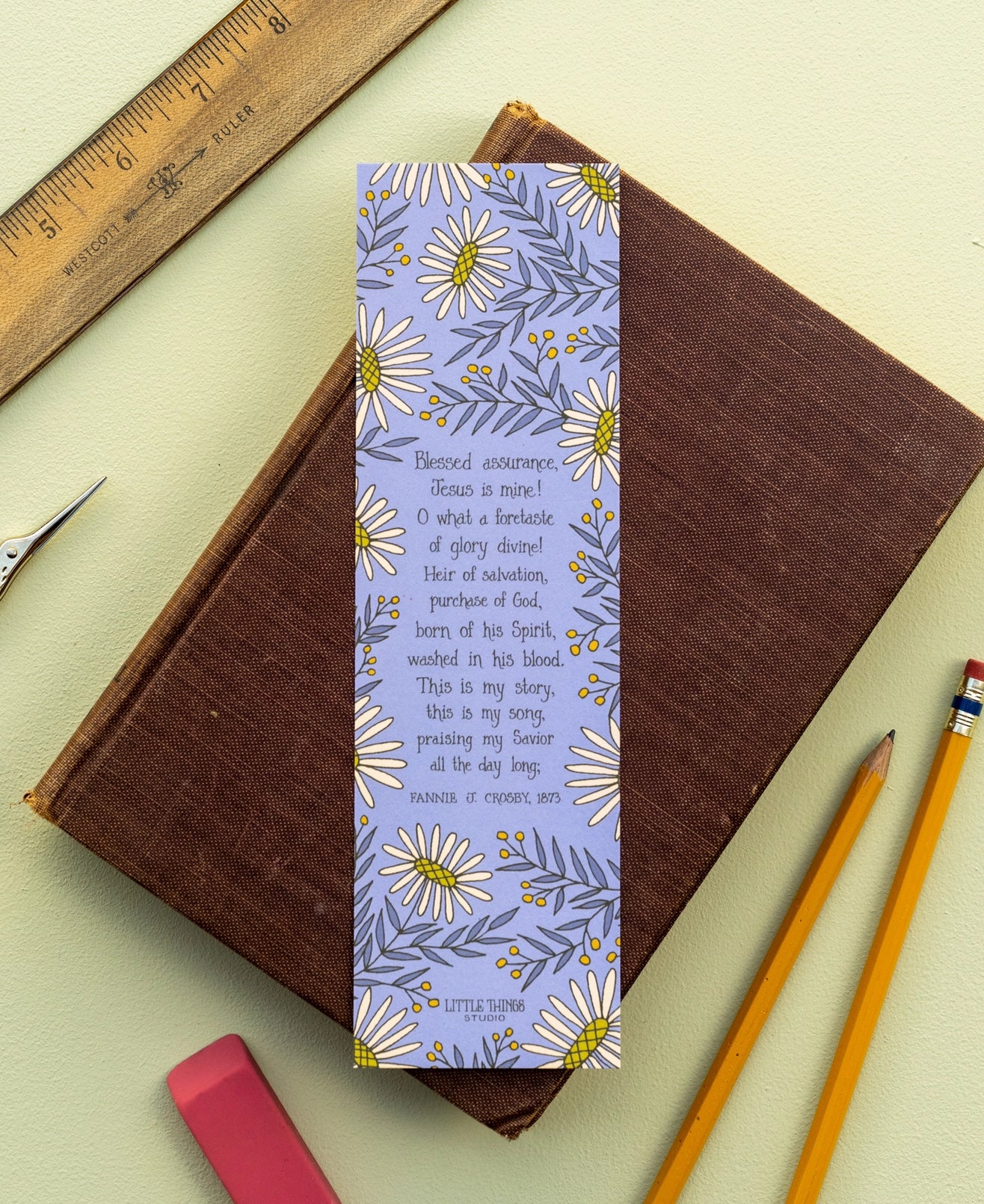 One Hymn Bookmark