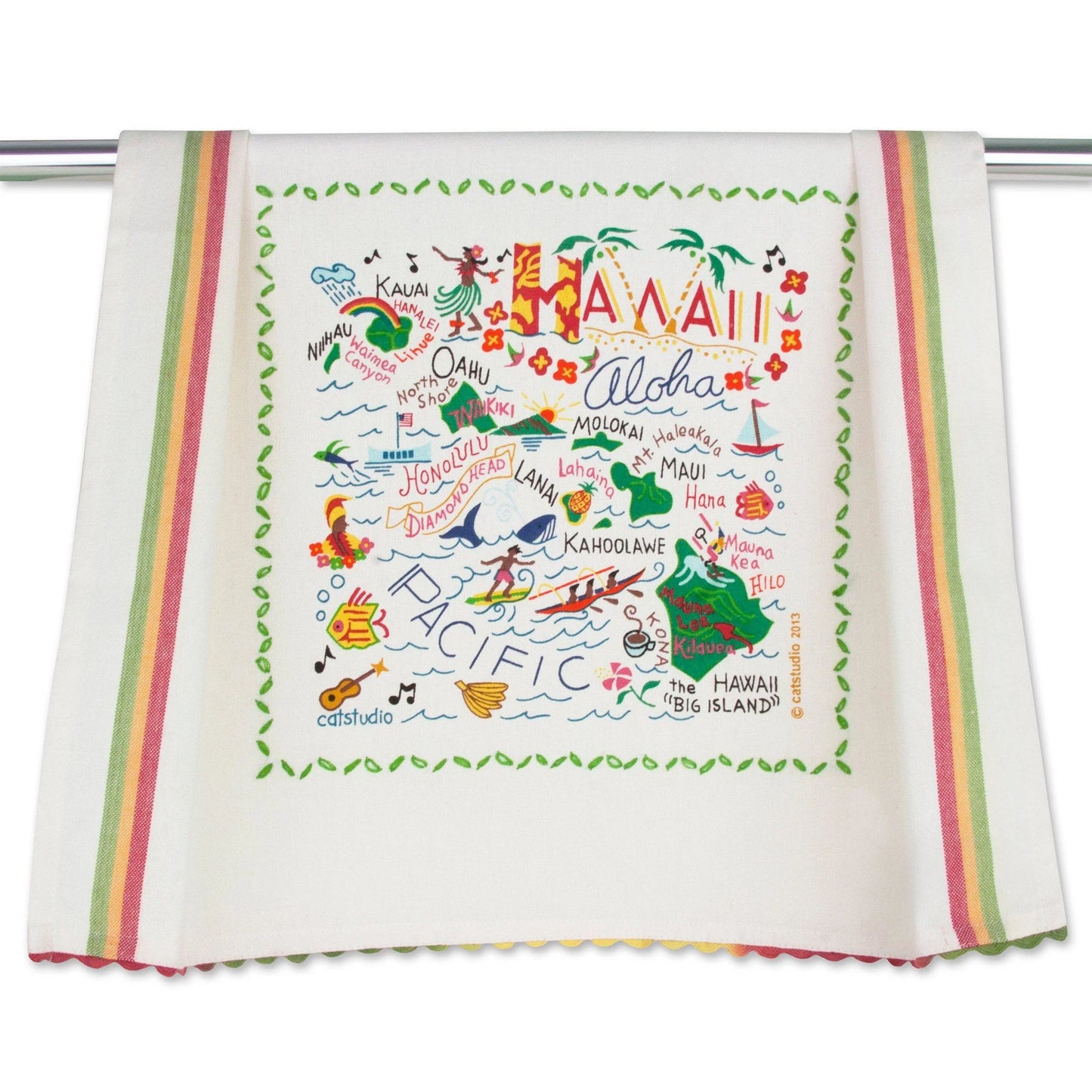 Catstudio Geography Tea Towels