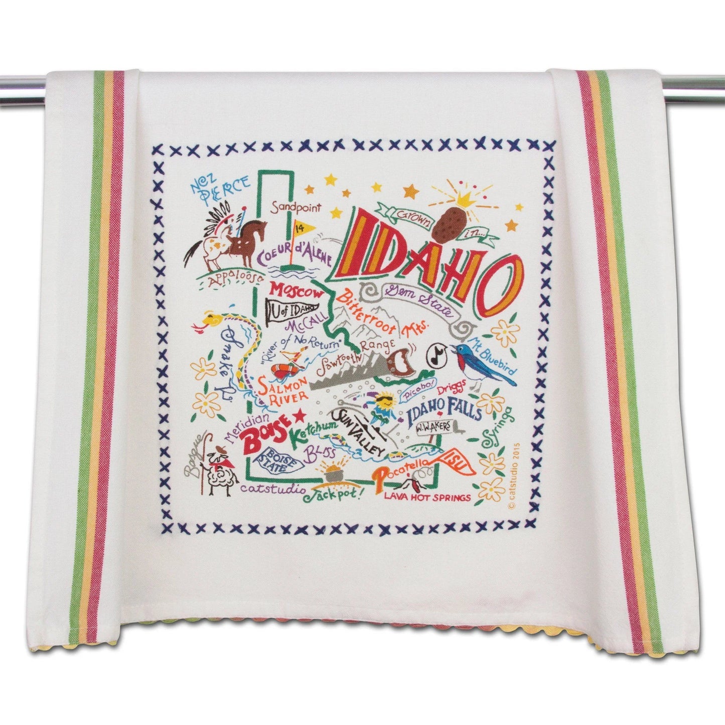 Catstudio Geography Tea Towels