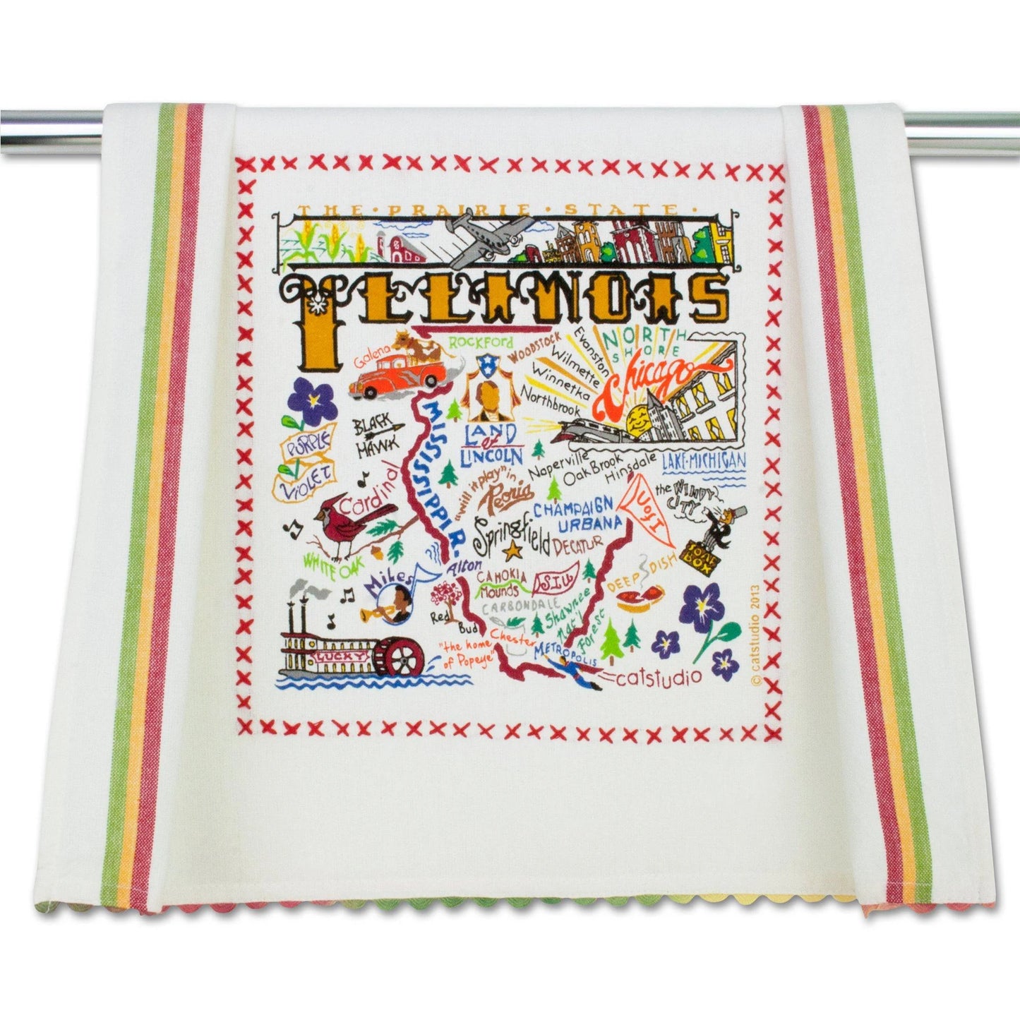 Catstudio Geography Tea Towels