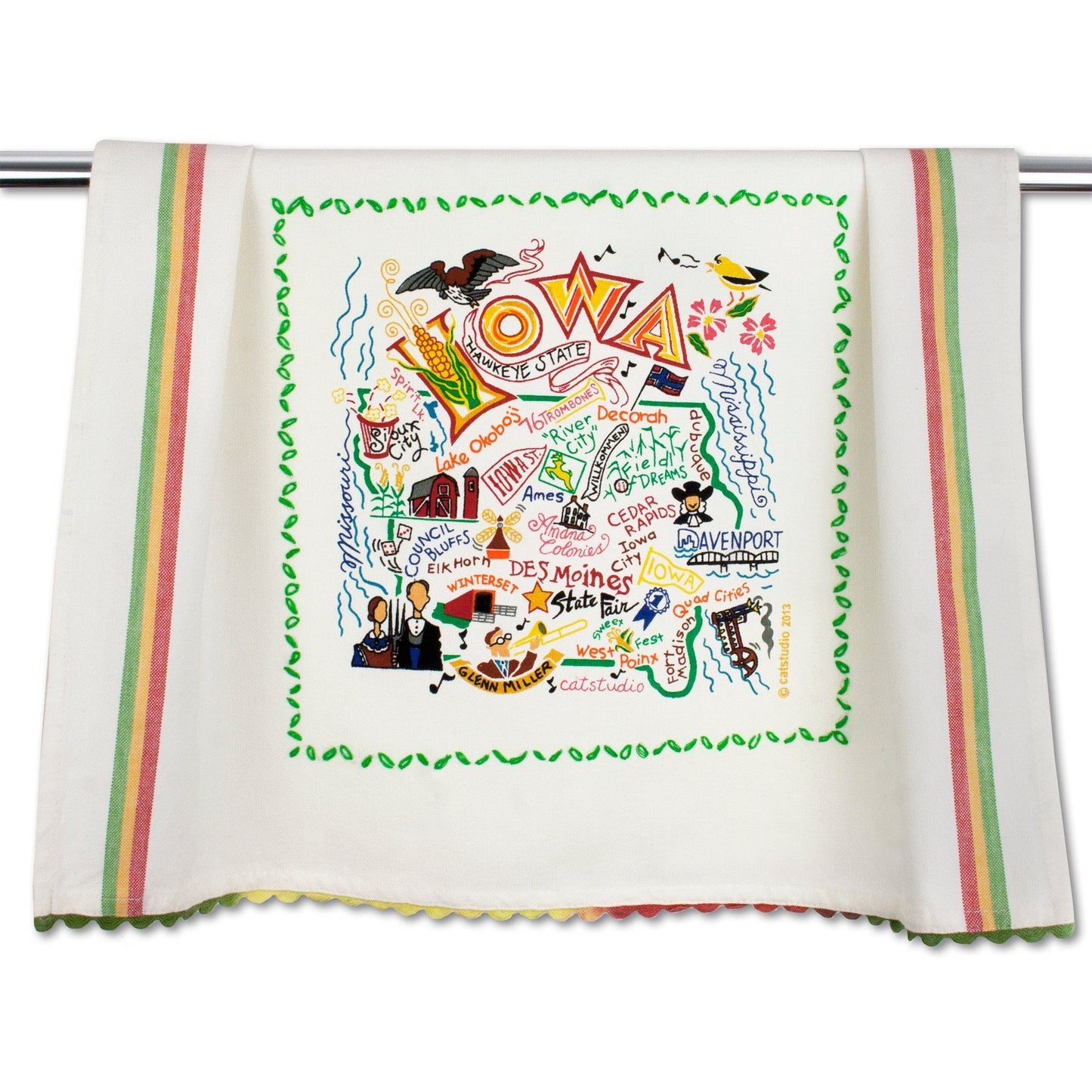 Catstudio Geography Tea Towels