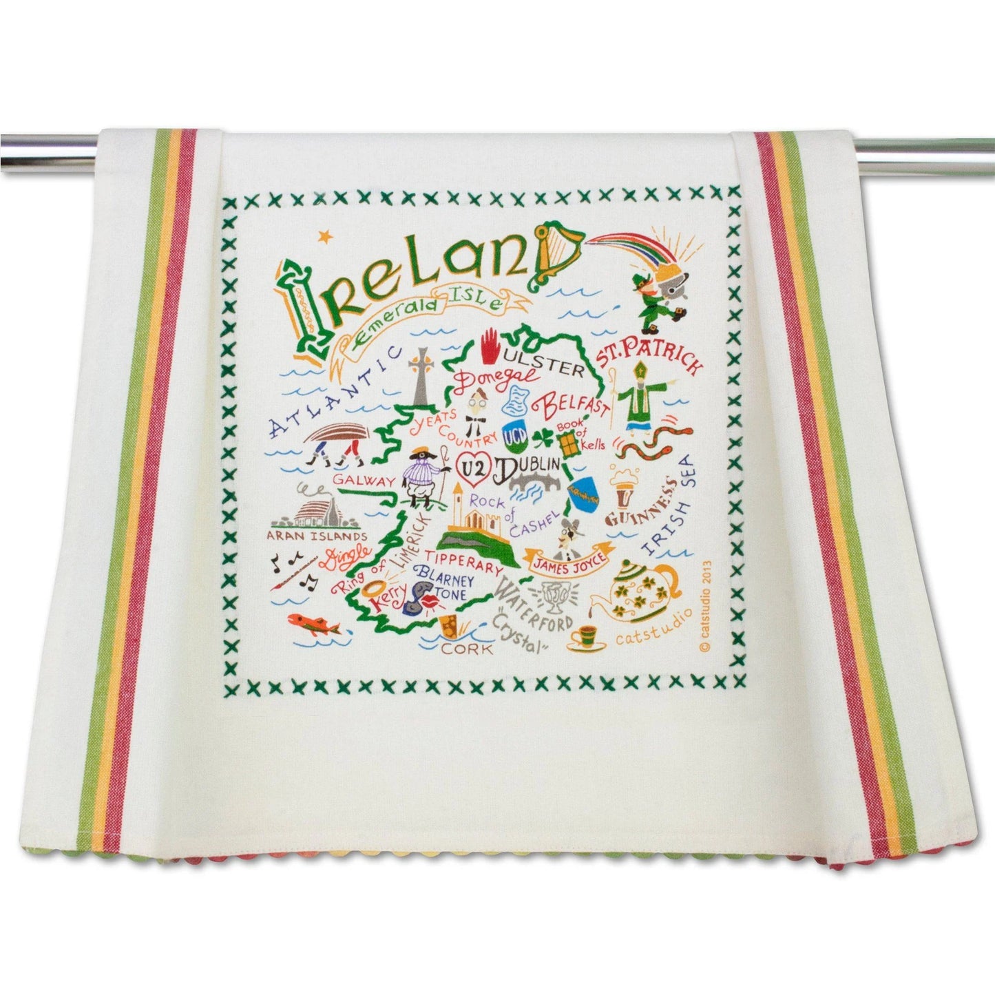 Catstudio Geography Tea Towels