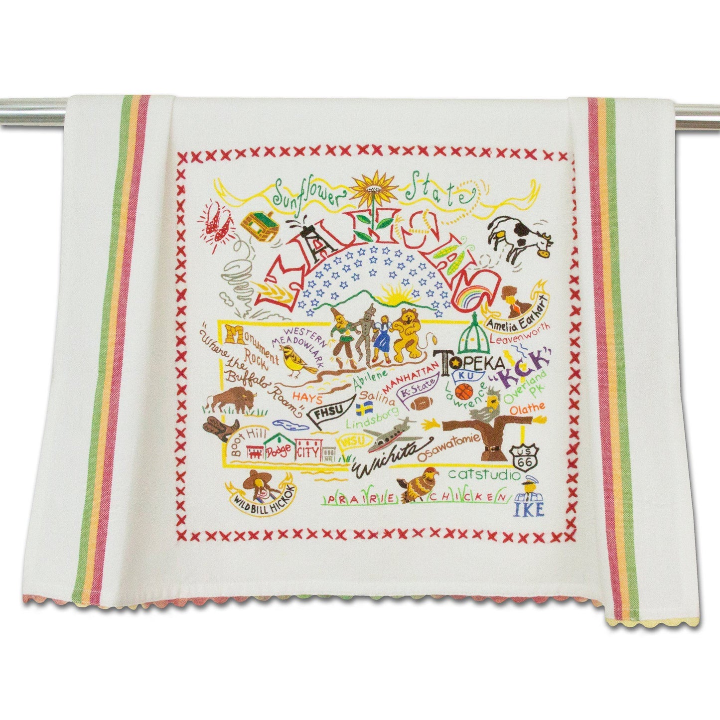 Catstudio Geography Tea Towels
