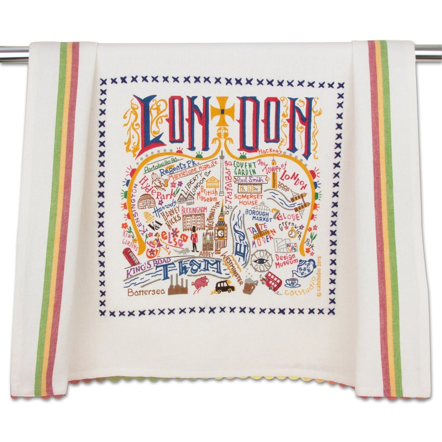 Catstudio Geography Tea Towels