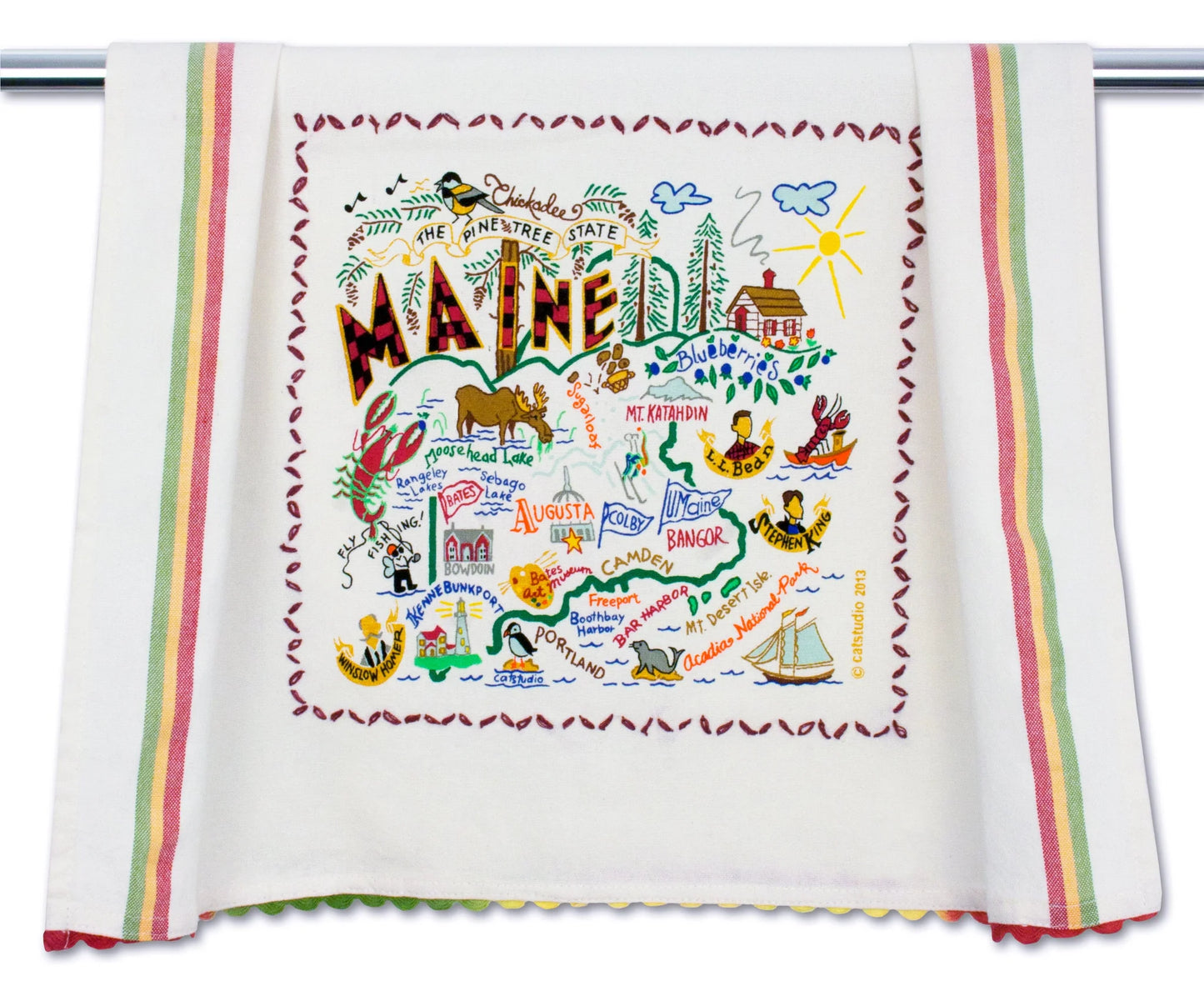Catstudio Geography Tea Towels
