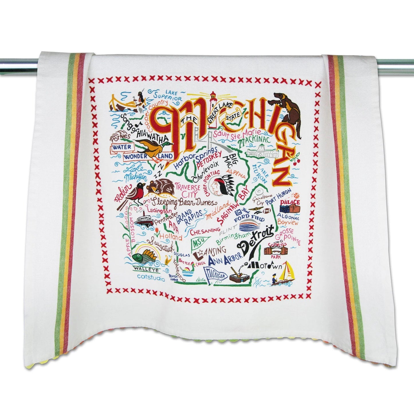 Catstudio Geography Tea Towels