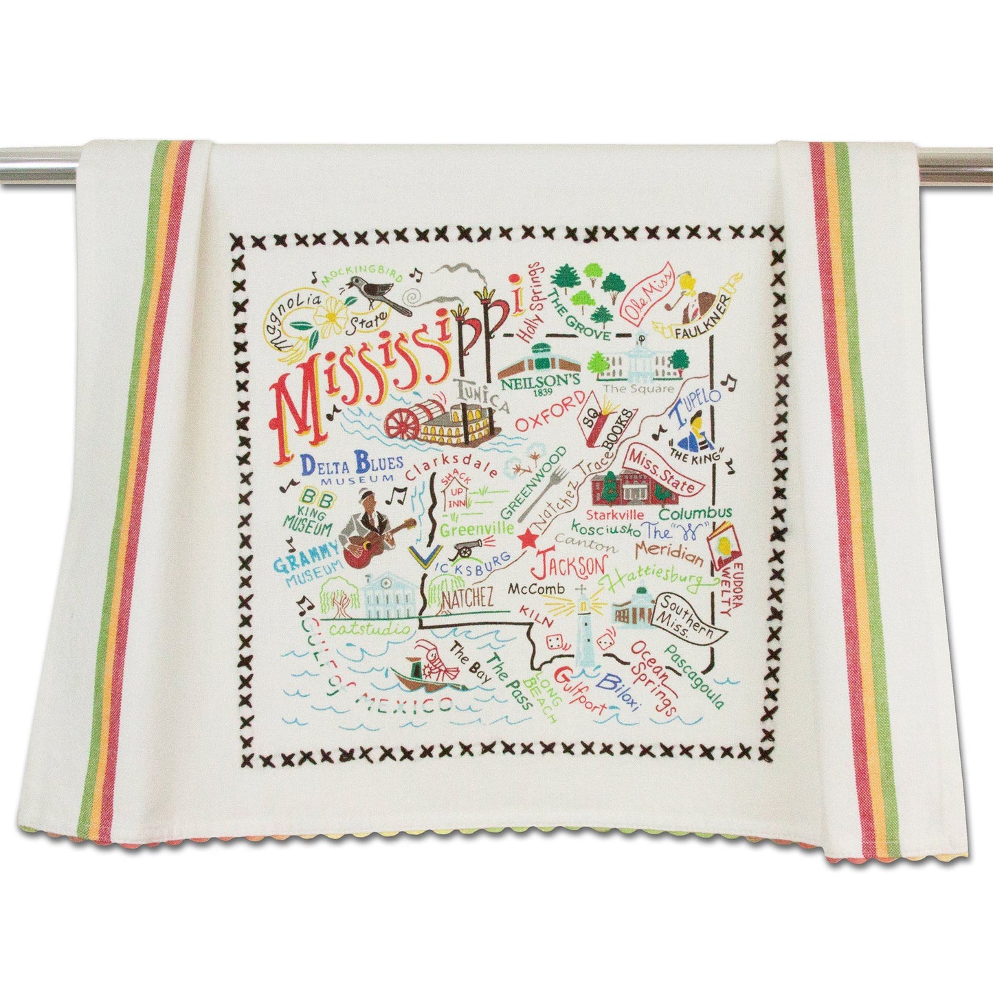 Catstudio Geography Tea Towels